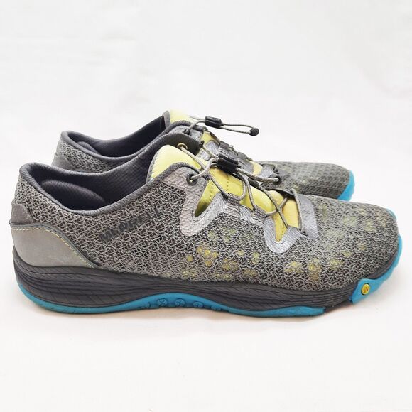 Merrell Gray and Yellow Athletic Shoes - Picture 6 of 9